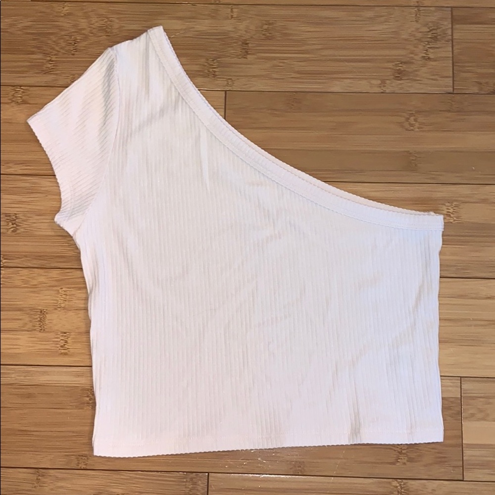 Baby pink LF crop top